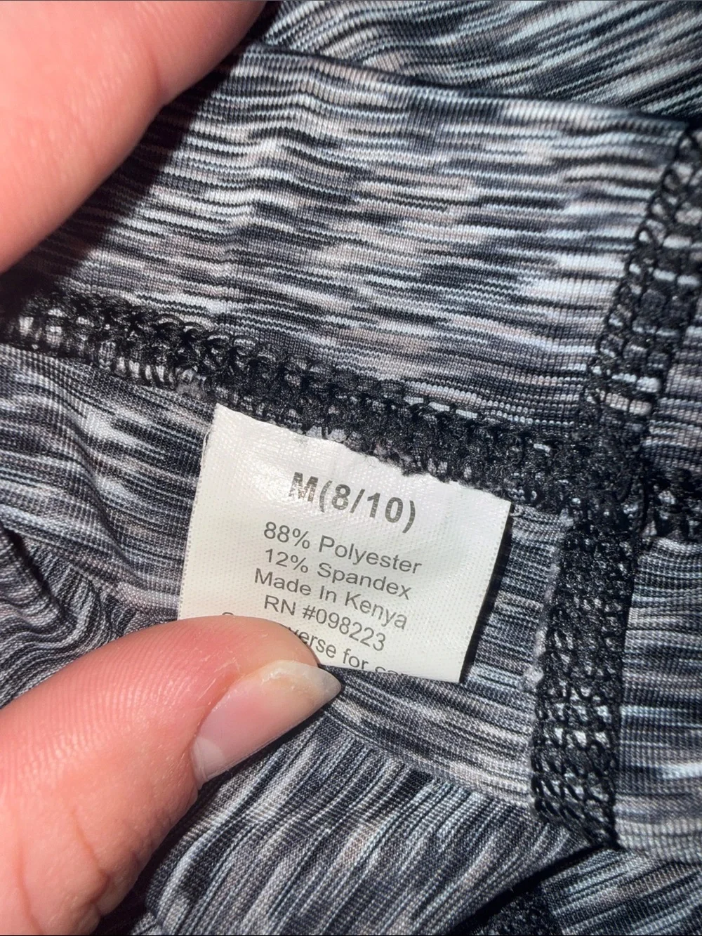 GIRLS GRAY GYMNASTICS/ACTIVE WEAR ATHLETIC SHORTS.